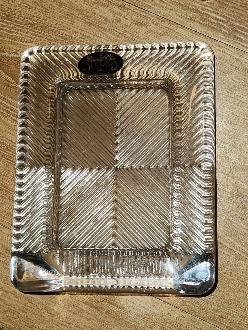 Crystal Clear Studio Square Crystal Glass Picture Frame